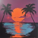 a smooth calypso instrumental capturing a tranquil island sunset