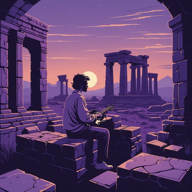 A mysterious composition that transports listeners to an ancient, forgotten civilization, utilizing the haunting sound of an armenian duduk to evoke the whispers of a lost era. The music navigates through the ruins and whispers of the past, as if the wind itself carries secrets and stories untold. The transitions within the piece are gradual, drawing in the listener with each breath of the duduk, unfolding the forgotten tales wrapped in layers of mystery and antiquity.