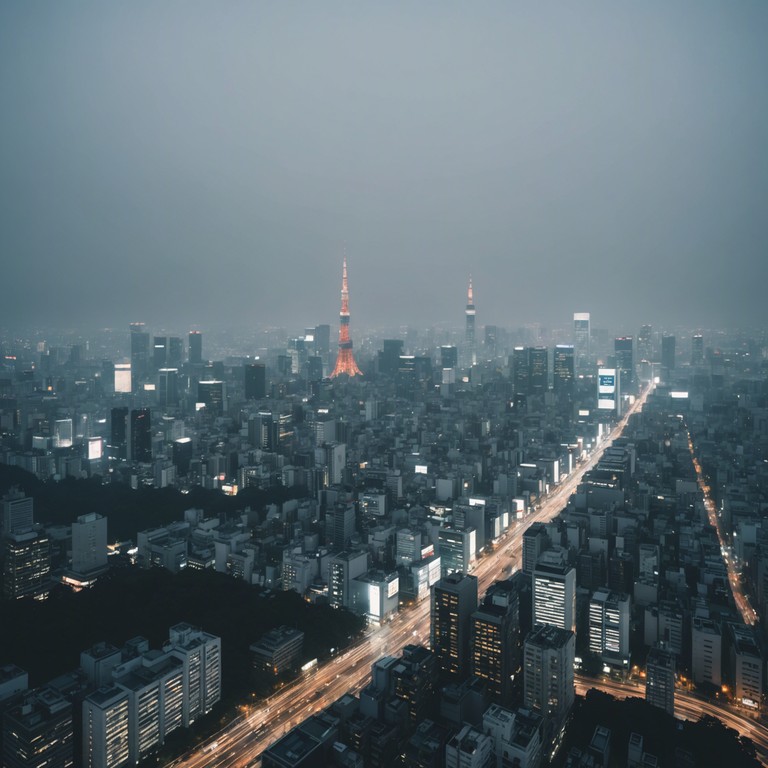 Dive deeper into the enigmatic heart of urban japan with sounds that craft stories of shadowed corners and fleeting moments in a city that never truly sleeps. The track layers ethereal electronic textures with a reflective mood to evoke tokyo's hidden narratives.