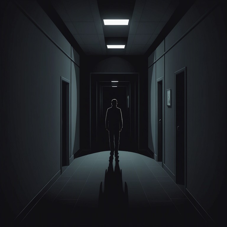 In this track, suspenseful and eerie sounds intertwine as subtle melodies play against a backdrop of echoing, dissonant chords, creating an atmosphere of tension and mystery perfect for a psychological thriller's soundtrack. The minimalist arrangement helps heighten the feeling of isolation and suspense, leading the listener through a sonic journey of chilling, unexpected twists.