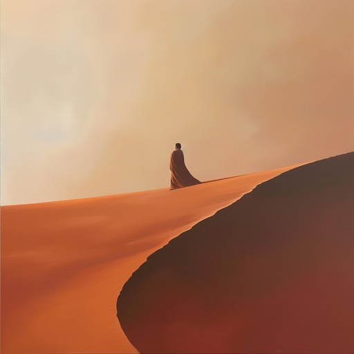 This instrumental encapsulates the vast, mysterious essence of the desert, blending traditional middle eastern melodies with modern ambient textures to create a sound that feels both ancient and contemporary. The track starts with a gentle oud intro, leading into a rich tapestry of darbuka rhythms and sweeping string orchestrations that evoke the shifting sands and timeless adventures of the middle east.