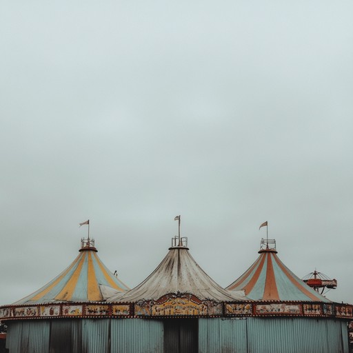 A melancholic melody capturing the desolate atmosphere of empty fairgrounds where joy once thrived.