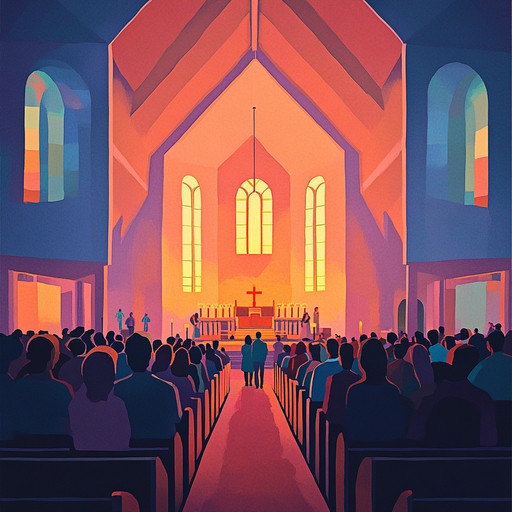 Experience the ecstatic joy of contemporary gospel worship with this heartwarming and uplifting instrumental track. Featuring dynamic rhythms and harmonious layers, this piece evokes the spirit lifting ambiance of an exuberant church service.