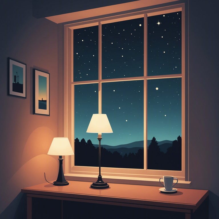 A gentle, introspective track where soothing rnb tones meet the quietude of late night contemplation. The music embodies the peaceful solitude of midnight musings, guided by a gentle piano that echoes tranquility and an undercurrent of soft unrest. Perfect for moments of reflection or late night relaxation.