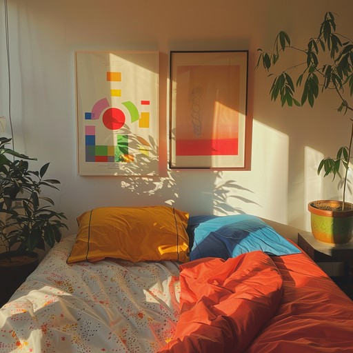 An energizing bedroom pop track with bright, upbeat rhythms and uplifting, vibrant melodies that inspire joy and creativity. Driven by catchy synths and gentle guitar riffs, it encapsulates a dreamy yet energetic vibe perfect for a sunny day.