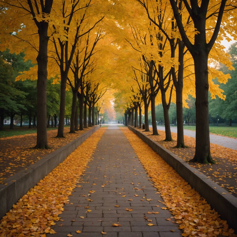 Expanding on themes of change and serenity, the track uses a single acoustic guitar to create a calming yet emotionally rich atmosphere, suggestive of walking through a forest carpeted with golden leaves, welcoming the embrace of fall.