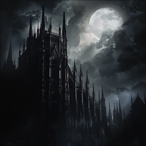 A mesmerizing instrumental piece that evokes the chilling atmosphere of a moonlit gothic cathedral. Dark melodies intertwine with haunting echoes, creating an eerie, otherworldly soundscape. With the organ as the primary instrument, the composition delves into deep sonic textures and subtle crescendos that keep the listener in suspense, mirroring the sensation of traversing an ancient, abandoned crypt shrouded in mystery.