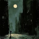 sad melodies dance over a house beat at night