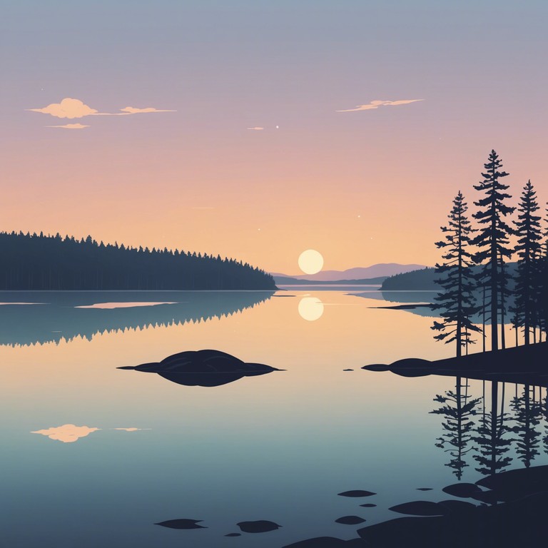 Whispering winds of north captures the placid and tranquil essence of the finnish landscape through gentle instrumental tones and soothing melodies. Crafted to transport the listener to the calm expanses of northern europe, this piece uses minimalistic and delicate sounds to evoke a sense of peace and solitude.