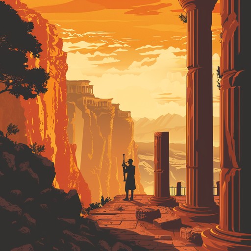 An instrumental masterpiece blending traditional klezmer melodies with sweeping orchestral arrangements, capturing the spirit of a heroic journey through ancient landscapes. The clarinet leads a riveting ensemble of strings, brass, and percussion, creating a dynamic and emotional narrative that fluctuates between moments of tension and triumph. Perfect for evoking poignant memories and inspiring courage.