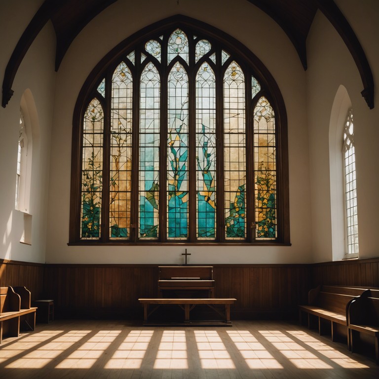 Immerse yourself in the warm morning light, accompanied by the powerful harmonies of a gospel choir, creating an atmosphere of inspiration and spirituality.