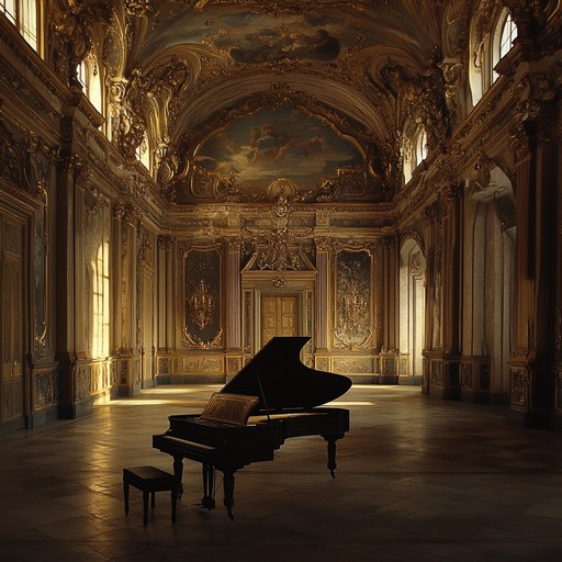 A captivating instrumental piece that blends gritty, modern textures with the ornate melodies of baroque music, creating an evocative and haunting atmosphere that transports listeners to a shadowy, historical landscape.