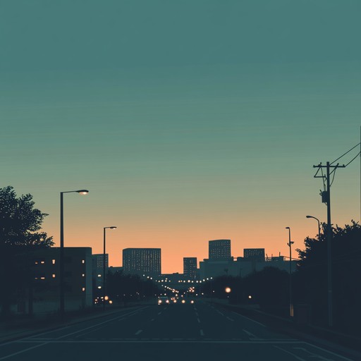 A mellow and relaxing instrumental house track that combines smooth synths and light percussions to evoke the peaceful ambience of an urban evening, perfect for unwinding.