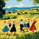 an uplifting instrumental celebrating joy in the german countryside.