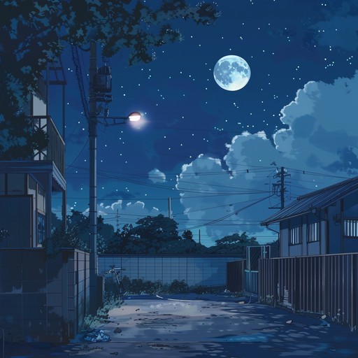 An enchanting piece that combines mellow piano with light electronic elements. This instrumental flows effortlessly, conjuring images of peaceful night scenes and deep reflections inspired by treasured anime episodes.