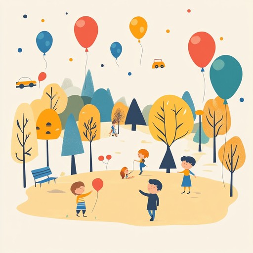 A delightfully upbeat track full of bouncy melodies and whimsical rhythms designed to captivate young listeners. Bright and cheerful xylophone tunes lead the way, accompanied by playful percussion sounds that create a fun and engaging musical adventure suitable for playtime or educational activities.