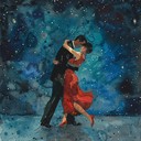 energetic tango rhythms evoke passion under starlit night