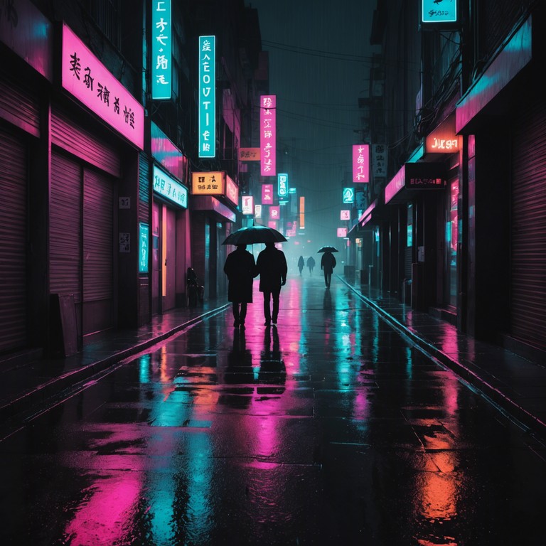 Set against the backdrop of a neon lit futuristic city, this instrumental track embodies the essence of cyberpunk aesthetics, blending driving electronic beats with atmospheric soundscapes to depict a world of high tech, low life adventures. The pulsating rhythms echo the restless energy of the urban sprawl, weaving through a narrative of shadows and light, mystery and discovery.