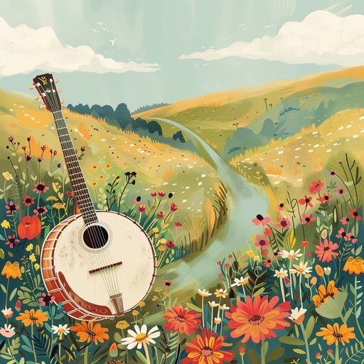 This upbeat, playful americana track features a lively banjo melody, conjuring images of a whimsical journey through the countryside, complete with wide open fields, colorful characters, and heartwarming adventures. Ideal for evoking a sense of nostalgia and joyful exploration.