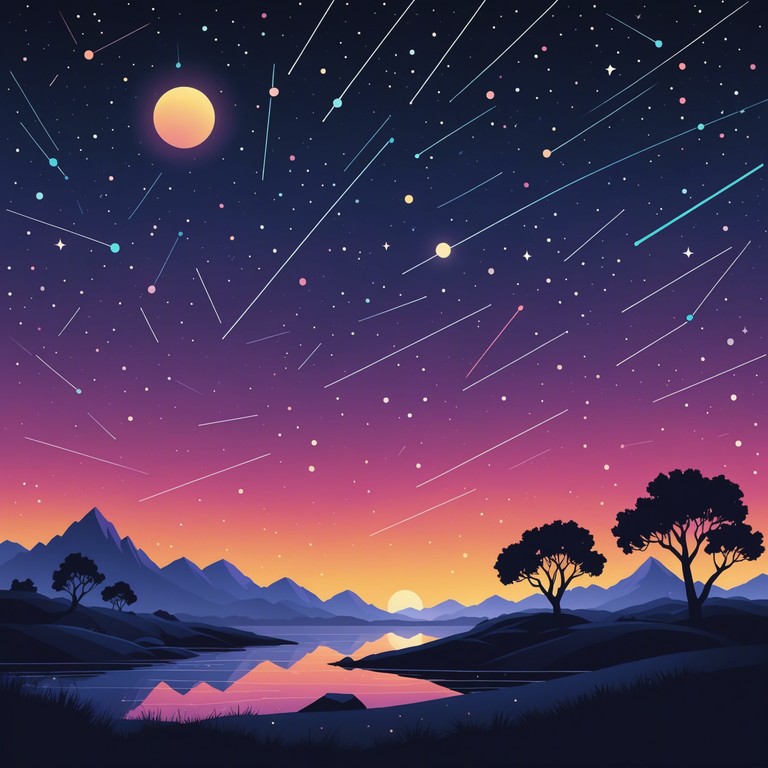 A sonic journey that takes the listener through a fantasy of lights and sounds, with a backdrop of a calm yet spirited bass groove enhancing the dreamy synths that paint an auditive picture of a perfect, tranquil night.