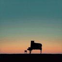 soft, serene piano echoes with dramatic, emotional undertones