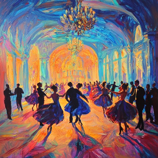 An instrumental opera piece that captures the jubilant spirit of celebration, featuring a lively orchestra with soaring strings, triumphant brass, and dynamic percussion. The composition weaves intricate melodies and harmonies reminiscent of a grand festive dance in a royal court. It builds up to a powerful climax that leaves the listener uplifted and exhilarated.