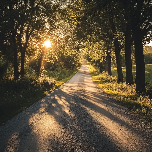 A soothing, tender instrumental showcasing the gentle strum of a twelve string guitar, evoking the feeling of returning to one's roots after a long journey. The melody is simple yet deeply emotional, perfect for reflecting on life's quiet moments and the beauty of home.