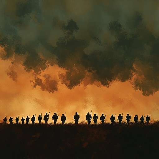 This track combines intense military percussion with dramatic orchestral elements to create a sense of urgency and impending confrontation. The relentless rhythm of the snare drum, complemented by brass stabs and haunting woodwind transitions, keeps listeners on edge, evoking scenes of soldiers preparing for a crucial battle.