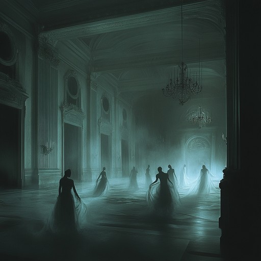 A dark and eerie instrumental waltz that conjures images of ghosts dancing in an abandoned mansion, with a haunting melody that gradually builds in tension.