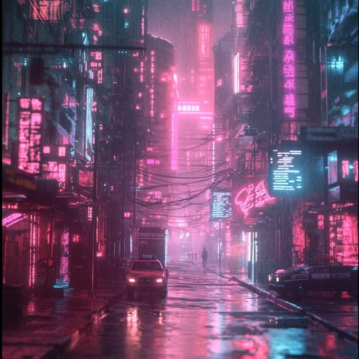 A gentle journey through neon cityscapes, blending tender synthesizer tones with ethereal cybernetic soundscapes. Soft and emotive, this instrumental track paints the picture of a longing soul navigating a digital dreamworld, capturing the intimate contrasts of a high tech yet fragile existence.