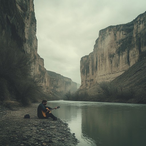 This alternative version of the guitar solo captures a deeper, more reflective tone, as if the musician is exploring the deeper questions of existence alone in a peaceful, ancient canyon. The melodious strumming acts as a medium for an intimate dialogue with nature itself.