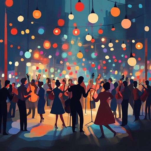 An energetic instrumental polka piece that brings to life the excitement and fun of a vibrant carnival, with melodies that encourage dancing and celebrate joy and togetherness.