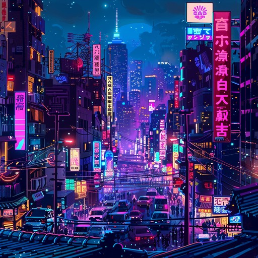 A dynamic dance track featuring high energy beats and pulsing rhythms, designed to evoke the electrifying atmosphere of a bustling city. The bright synth leads and driving bass lines create an entrancing experience, perfect for dance floors and nightlife vibes.