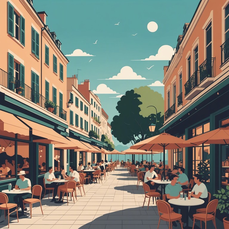 Imagine a track filled with nostalgic elements and an unmistakable summer groove, encapsulating the carefree and relaxing mood of a perfect sunny day. It combines elements familiar within phonk with a more modern, accessible touch, adding a vibrant urban feel that celebrates the warmth and gentle pace of summer living.