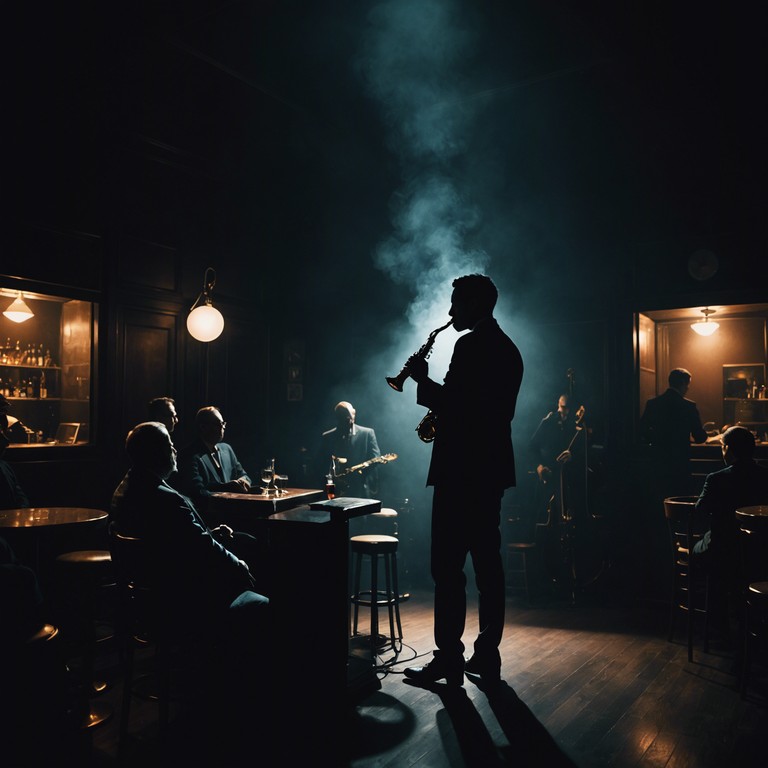 A modern swing piece that brings together the lively beats of classic jazz with darker, more suspenseful undertones. Ideal for evoking scenes of nocturnal mystery in a cosmopolite ambiance.