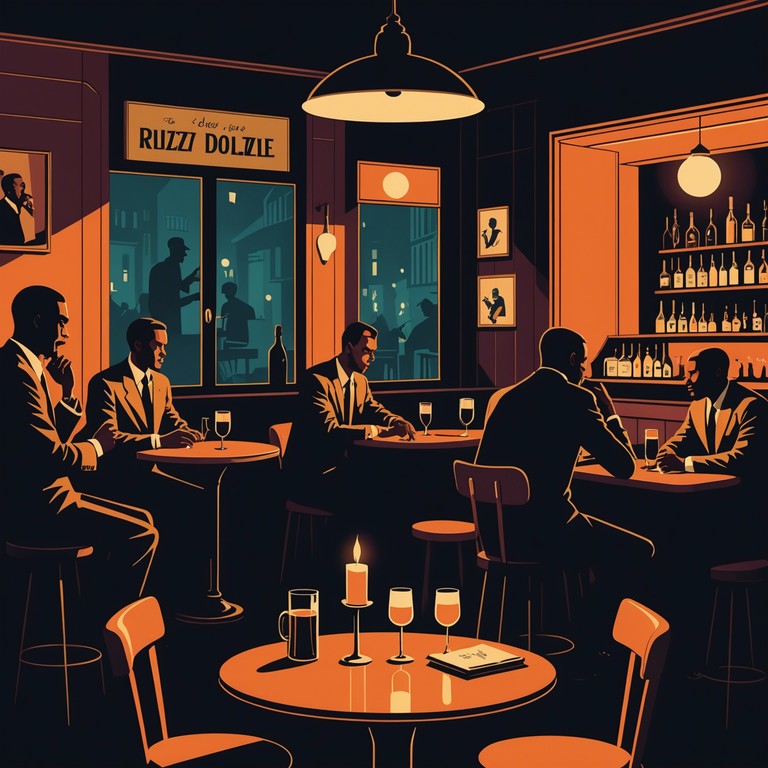 Capturing the essence of a dimly lit jazz club echoing with the soft, mellow sounds of a saxophone, blending into the surrounding whispers of patrons sharing stories of yesteryears. This track would ideally suit an environment meant for quiet contemplation or a peaceful retreat into one's memories or future aspirations.