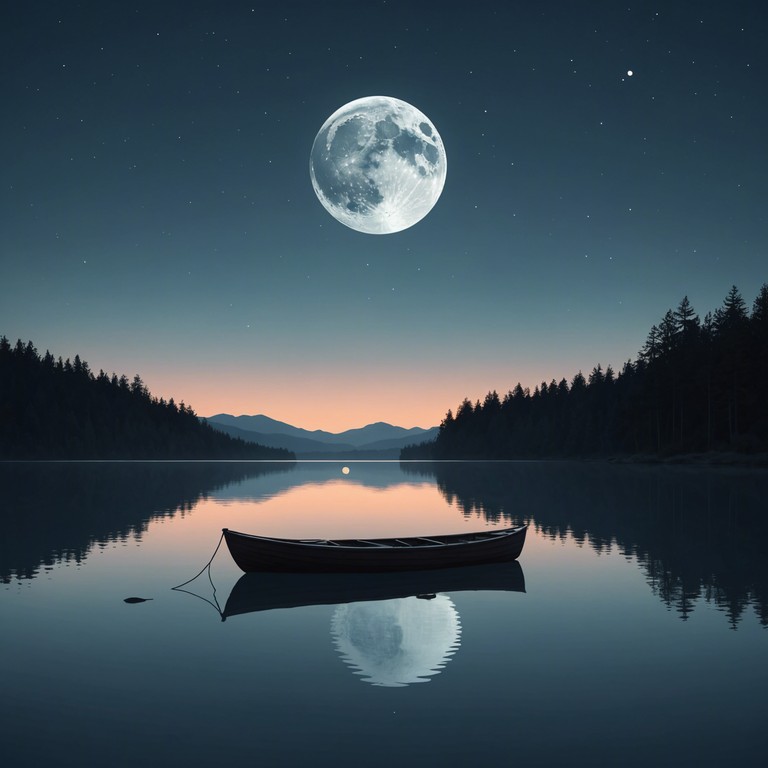 A gentle instrumental capturing the essence of nighttime serenity with soft, melodic tones that evoke the peacefulness of looking over tranquil waters under a moonlit sky. This song offers a soothing experience designed to lull listeners, particularly young ones, into a peaceful sleep.