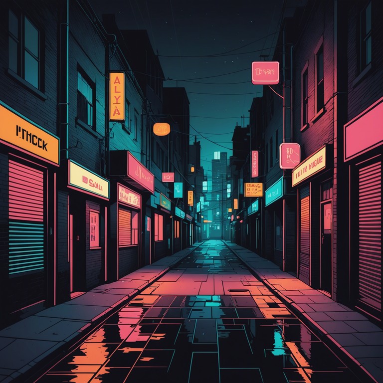 In this track, the sound of the urban landscape is captured through the pulsing rhythms and ambient noise of a bustling city at night. The piece utilizes a non standard electronic beat, blending natural city sounds with synthesized tones to create a gritty, immersive urban atmosphere. As the song progresses, these elements fuse to portray the dynamism and energy of city life after dark.