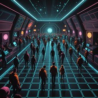 aliens groove to human disco
