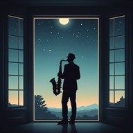 swinging under a melancholic moon's embrace