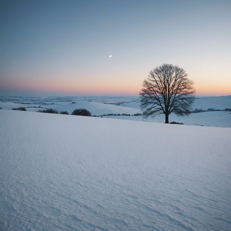 This track captures the introspective quiet of a snowy december evening, embodying the tranquility and reflective mood associated with the end of year holidays. Gentle melodic structures weave through the frosty air, mirroring the peace and nostalgia that often accompany festive seasons.