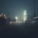 creepy carnival soundscape with haunting, dark and eerie atmosphere