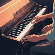 delicate keys enhance quiet, affectionate settings