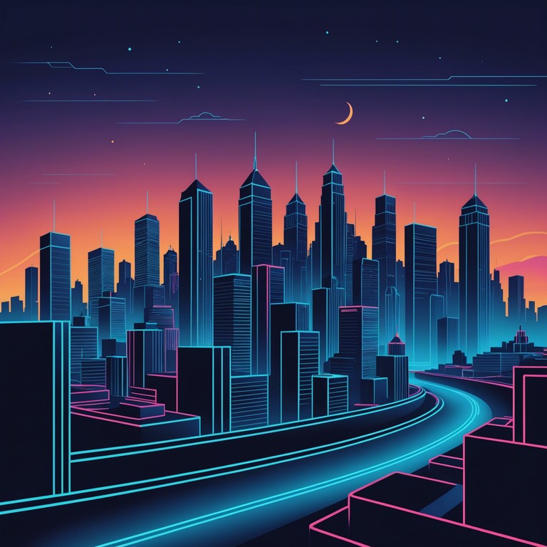 Explore an auditory cityscape where the soulful strains of a blues guitar blend seamlessly with the rhythmic digital beats of the future. A track that feels both familiar and innovative, bridging genres and times.