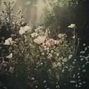 orchestral depiction of a serene, beautiful sunlit garden