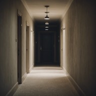 an ambient soundtrack for darkened corridors.