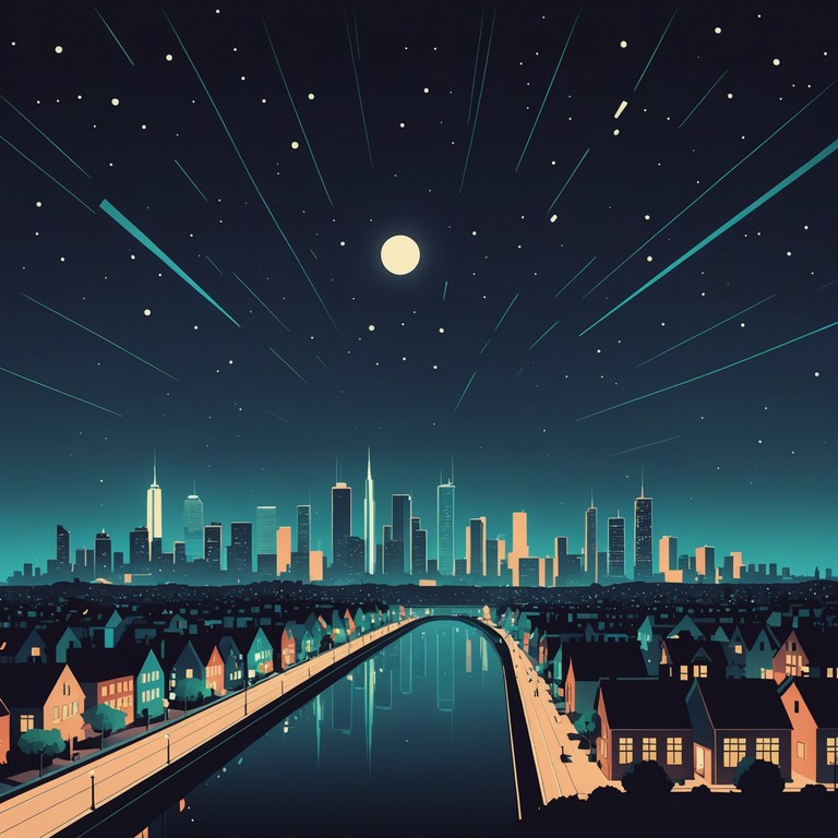 A vibrant instrumental track that captures the essence of a bustling urban night, reflecting the glow of city lights with a soothing yet energetic beat. Perfect for visualizing a nighttime cityscape drive or a reflective walk through illuminated streets.