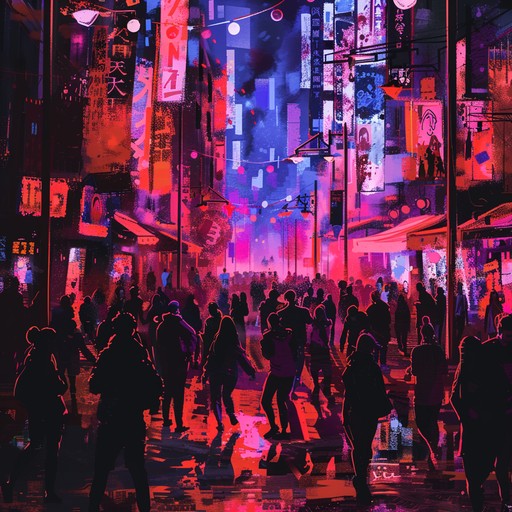 This piece paints a picture of an urban evening with its smooth and funky beats, enhanced by dynamic transitions. The vibrant energy is punctuated by punchy percussion and melodic motifs, encapsulating the essence of city life.