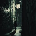 haunting beats blend with eerie melodies in dark streets