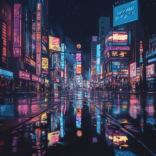 This track merges lush synth pads with smooth, futuristic melodies, creating a dreamy, yet energetic ambiance perfect for a neon drenched cityscape. A harmonious blend of cyberpunk elements and sleek, relaxing vibes. Ideal for introspection and thrilling night drives through futuristic urban landscapes.